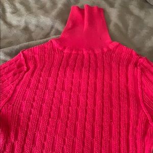 Light turtle neck sweater (pink)